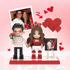 LoveBricks Couple - Custom Creator Brick Figures for Couple 3D