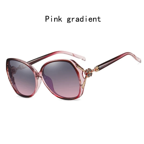 2021 Luxury Women Polarized Sunglasses Latest Lady's  UV400 Protection Crystal Feminin Cool Sun Glasses Diamond Vintage Gafas