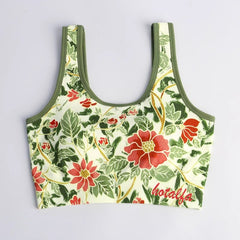 Cute Cartoon Sports Bra for Women, Breathable Anti-Shock Sports Vest, Yoga Top, Beautiful Back Design with Chest Pads