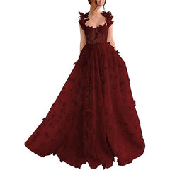 European and American Evening Dress for Women 2025 New Elegant Long Lace Beach Dress for Amazon Banquet