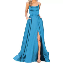 Amazon Europe and America Cross-Border Bridesmaid Dress Long Skirt Slim Fit Off-Shoulder Bridesmaid Evening Gown