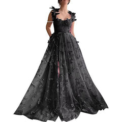 European and American Evening Dress for Women 2025 New Elegant Long Lace Beach Dress for Amazon Banquet