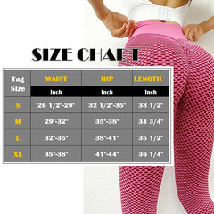 Leggings Women Textured Scrunch Butt Legging Fitness Sport Leggins Push Up Anti-Cellulite Gym Pants Women Clothes