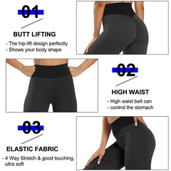 Leggings Women Textured Scrunch Butt Legging Fitness Sport Leggins Push Up Anti-Cellulite Gym Pants Women Clothes