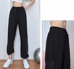 Joggers Sweatpants Clothing Women's Pants Fitness Sports Harem Baggy Loose Jogging Elastic Waist Trousers for Woman Cotton Nylon