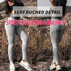 Leggings Women Textured Scrunch Butt Legging Fitness Sport Leggins Push Up Anti-Cellulite Gym Pants Women Clothes