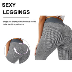 Leggings Women Textured Scrunch Butt Legging Fitness Sport Leggins Push Up Anti-Cellulite Gym Pants Women Clothes