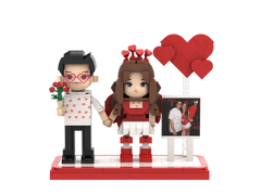 LoveBricks Couple - Custom Creator Brick Figures for Couple 3D